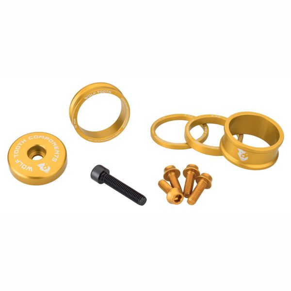JUEGO DE ESPACIADORES Y TORNILLOS DE ALUMINIO ANODIZADO