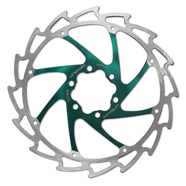 DISCO 6 TORNILLOS 160MM  89gr. VERDE