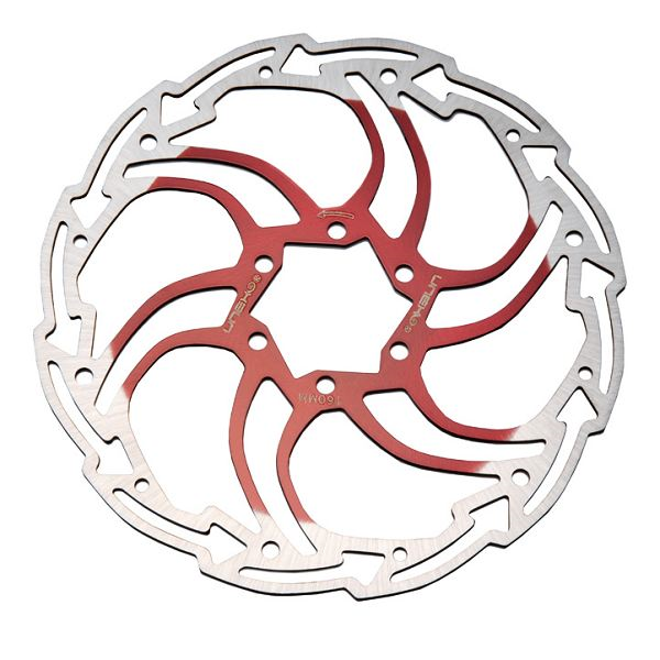 DISCO "FLECHA" R-26 203MM 6 TOR.ROJO