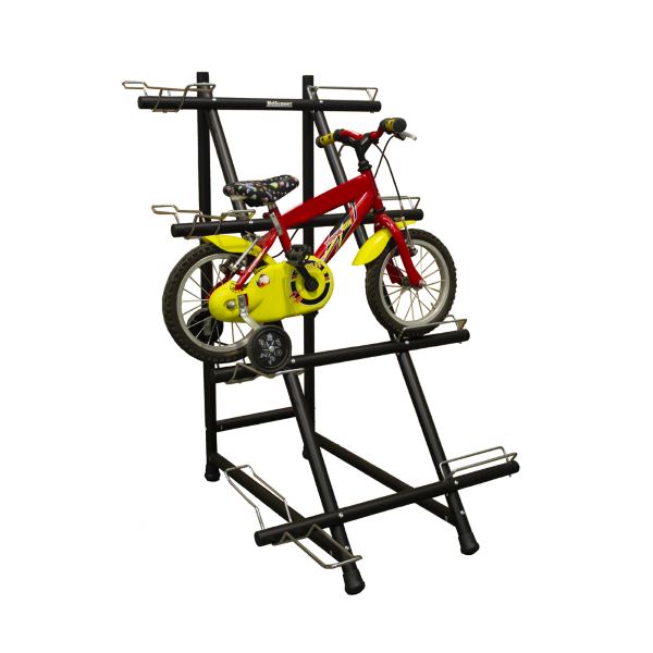 [567046180] SOPORTE DE EXPOSICIÓN PARA CUATRO BICICLETAS 12' - 14' - 16' BS254