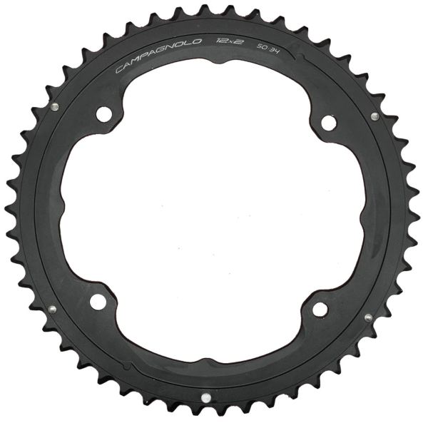 Plato SUPER RECORD / RECORD bcd 145 mm asimétrico 4 pernos 2x 12s