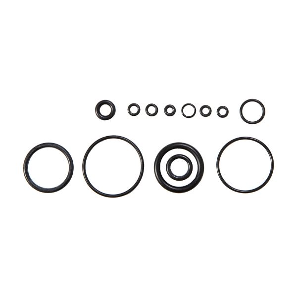 Kit de reconstrucción del amortiguador FOX Float X, 22+, juego de juntas tóricas, 1 juego - NBR/Negro