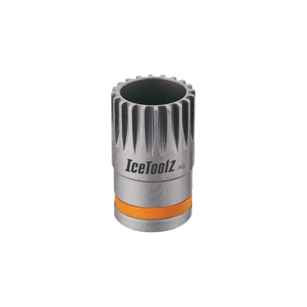 Extractor de eje de pedalier cartridge Shimano ISIS Drive 20 muescas para llave de carraca 1/2'