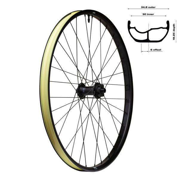 Rueda trasera HTZ i30 tubeless ready TCS Disco Boost 27.5'/650B