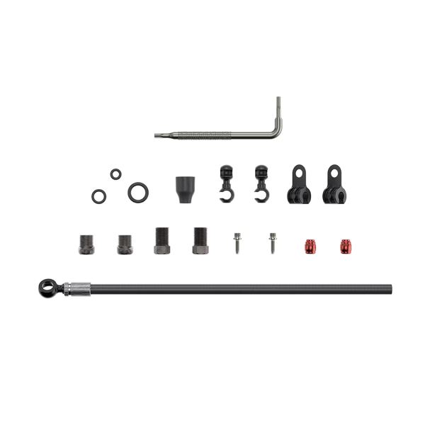 [463534009] Kit de manguitos hidráulicos de freno de disco BANJO NEGRO para Level Ultimate, Level TLM (A1), CODE R / RSC (B1), Red eTap HRD, S900 Monoblock