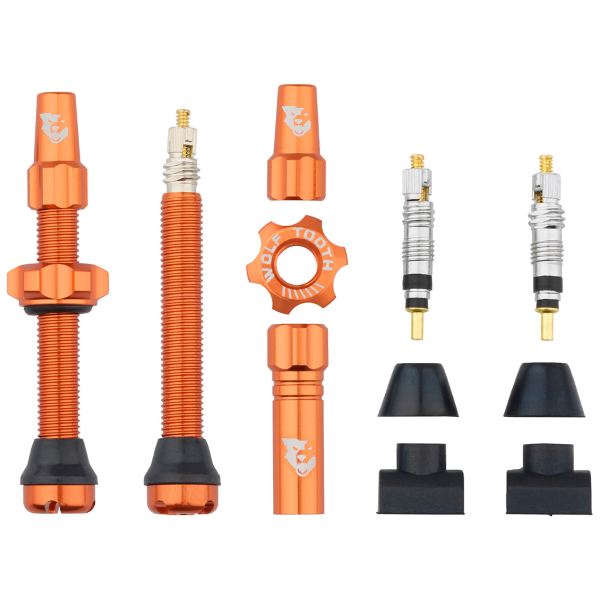 Par de VÁLVULAS TUBELESS compatibles con inserts para neumáticos