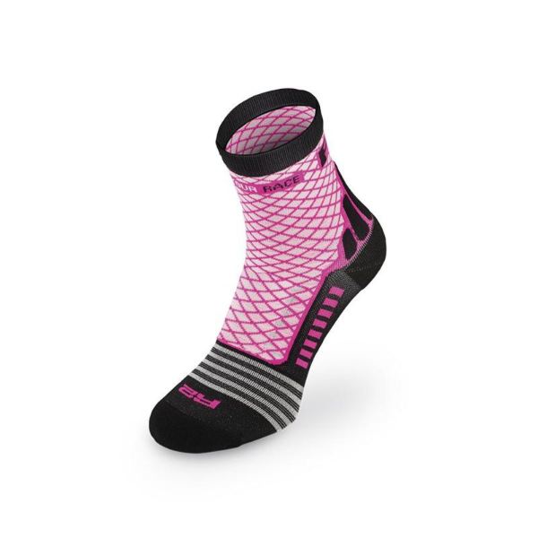 [RG0000537] Calcetines R2 Mission Negro/Blanco/Rosa Talla S (35-38)