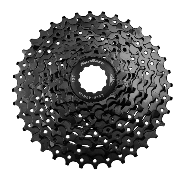 [73008] CASSETTE SUNRACE 9V 11-36 NEGRO SHI/HG