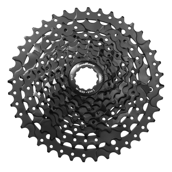 [73010] CASSETTE SUNRACE 9V 11-40 NEGRO SHI/HG