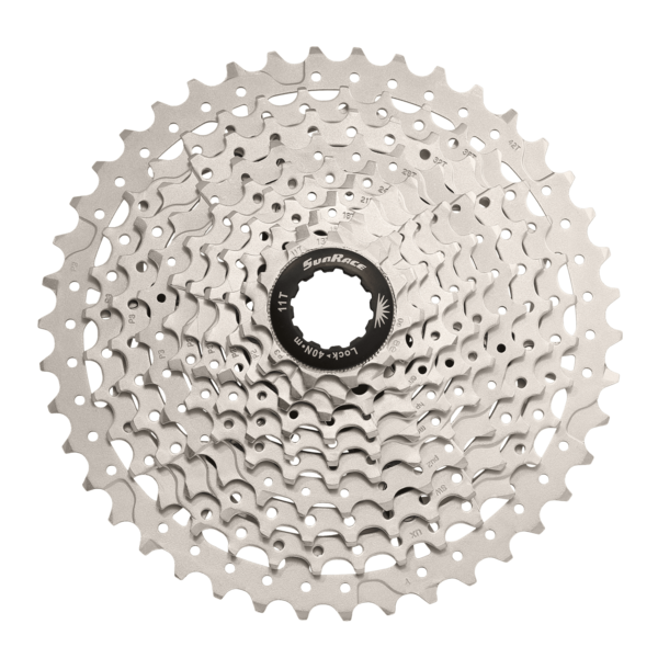 [73017] CASSETTE SUNRACE 10V 11-40 PLATA SHI/HG