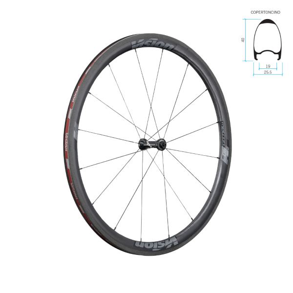 [525037058] Juego de ruedas METRON 40 SL RIM BRAKE