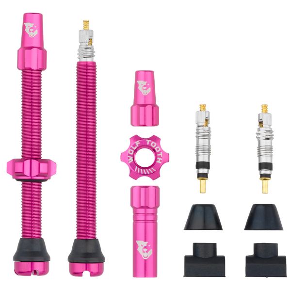 Par de VÁLVULAS TUBELESS compatibles con inserciones de neumáticos