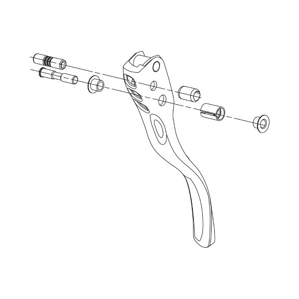 [525325905] Palanca de freno de repuesto SUPER RECORD MECHANICAL 12s