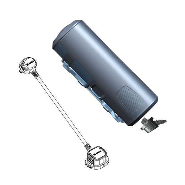 [546169379] Cable PowerMore, guiado del cable alejado del soporte de la batería