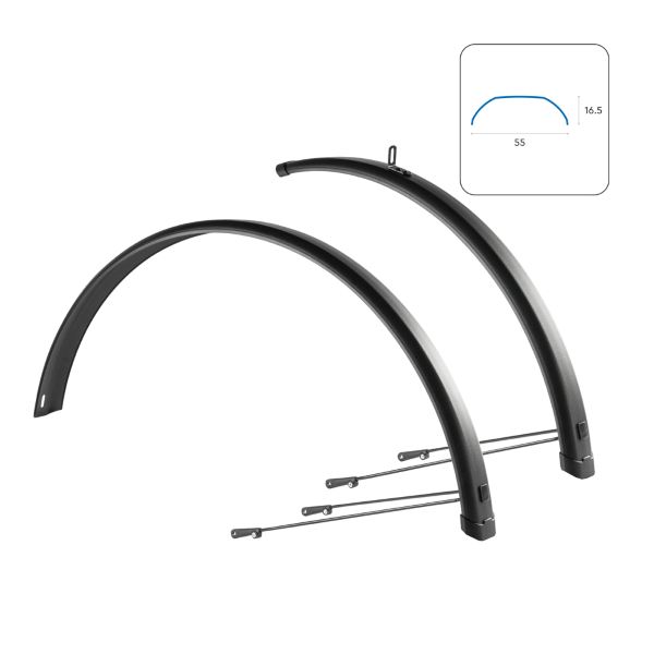 [421730350] Juego de guardabarros TREKKING 55 ALUMINIO