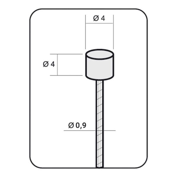 [463511204] Cabeza del cable de cambio slim (4x4 mm)
