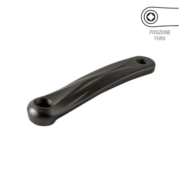 [421579191] Brazo de biela izquierdo ALUMINIO M500 EJE CUADRADO