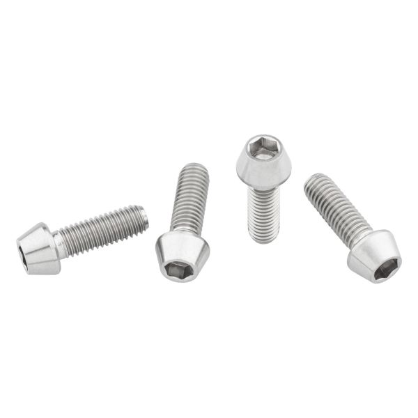 [421831423] TORNILLOS PARA PORTABIDÓN DE AGUA TITANIO 4 piezas M5X0.8mmX15mm