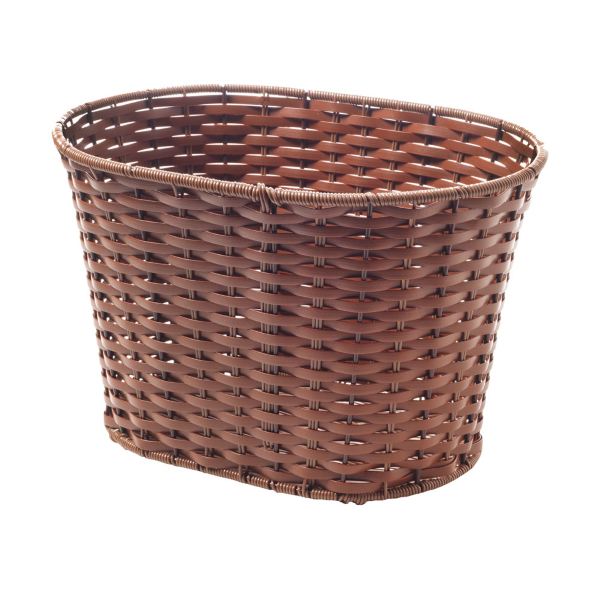 [588160307] Cesta delantera de mimbre sintético ovalada