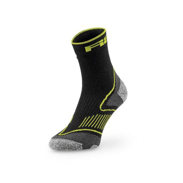 [RG0000535] Calcetines R2 Challenge Negro/Amarillo Talla L (43-46)
