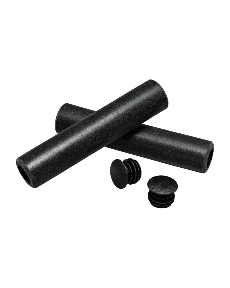 [4057094015539] MERIDA Puños Silicona Team CC Negros 130 mm