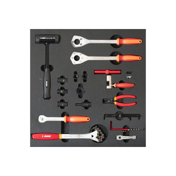 [567008771] Kit de herramientas para bicicleta SET5-2600AC en bandeja de herramientas SOS para cajones anchos - Herramientas para transmisión