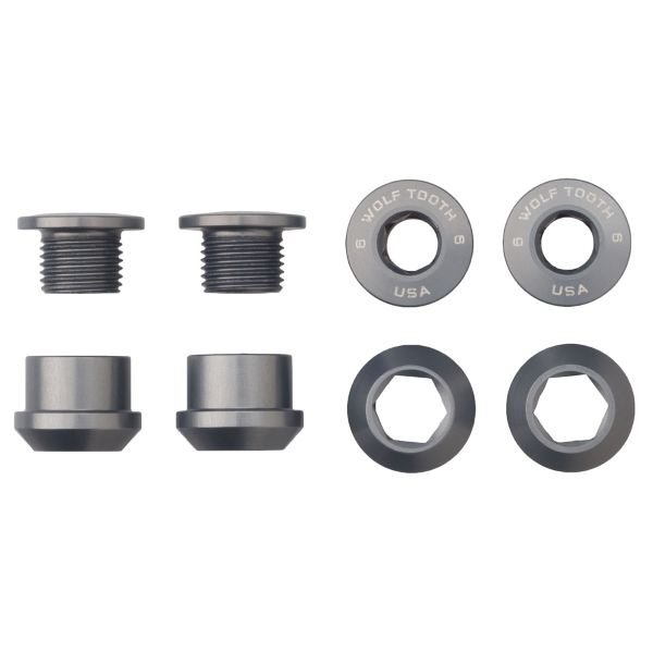 [421831416] Juego de tornillos y tuercas para platos 4 piezas 6mm M8x0,75 sp.
