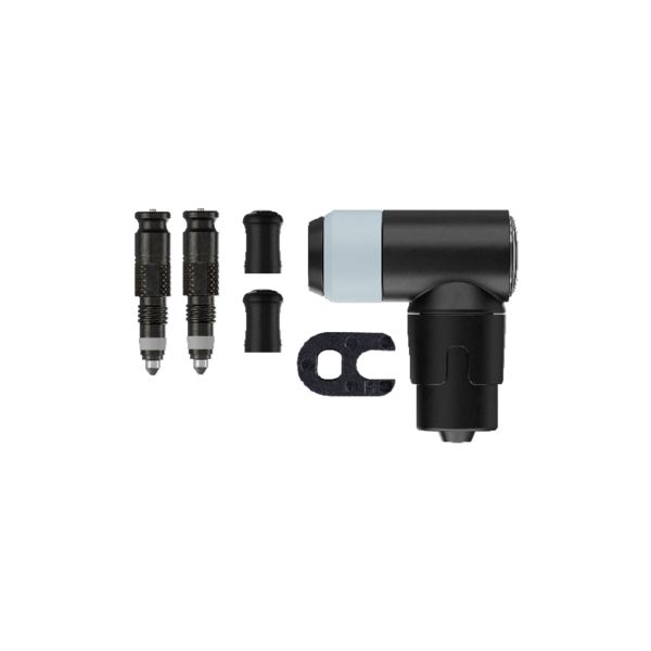 Kit de conversion de válvula Presta a CLIK VALVE + cabezal de bomba CLIK TEC