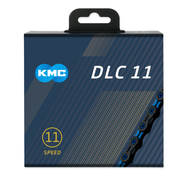 [31141] CADENA KMC DLC 11V NEGRA/AZUL 118P**