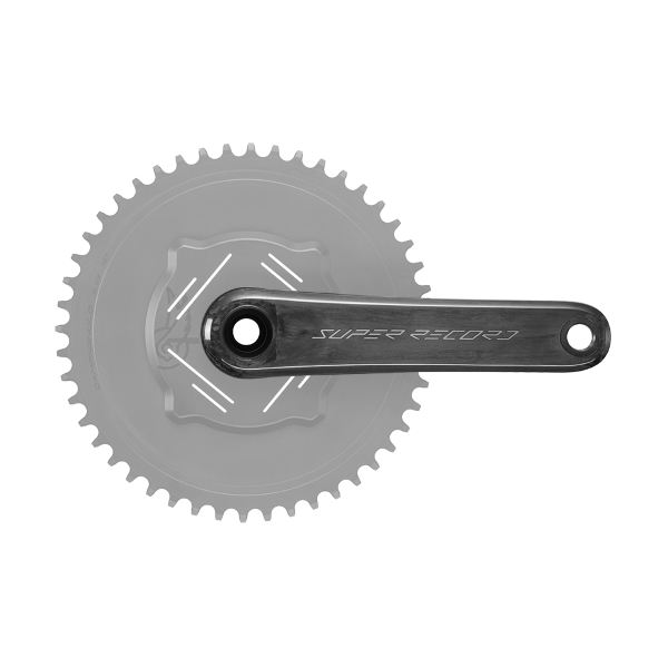 [421577223] Bielas SUPER RECORD WIRELESS carbono QCK-Tech Ti 1x 13s
