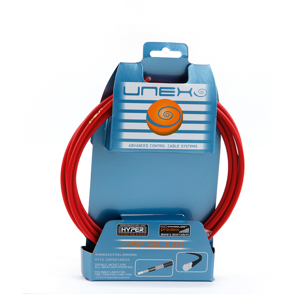 [33796] KIT DE CAMBIO CABLE/FUNDA "HYPER" ROJO