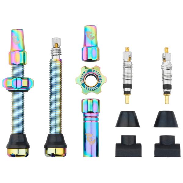 Par de VÁLVULAS TUBELESS compatibles con inserts para neumáticos