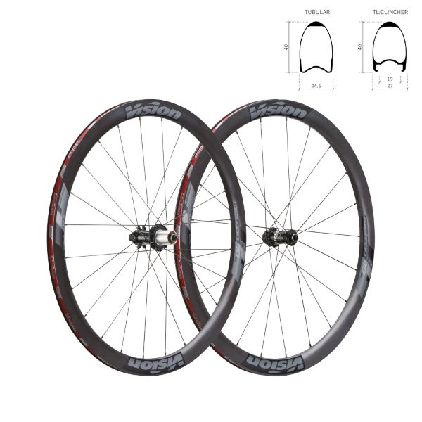 [525037205] Juego de ruedas METRON 40 SL Carbon c19 tubeless ready Disc 28'/700C B1