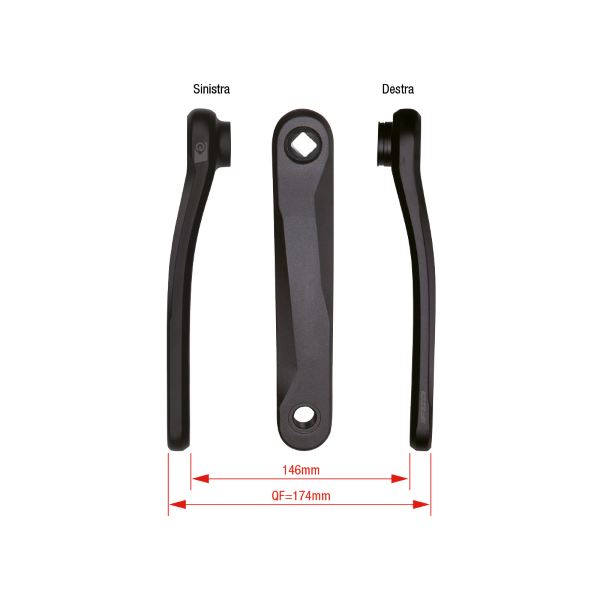 [421579560] Bielas para E-Bike CK-745/JIS