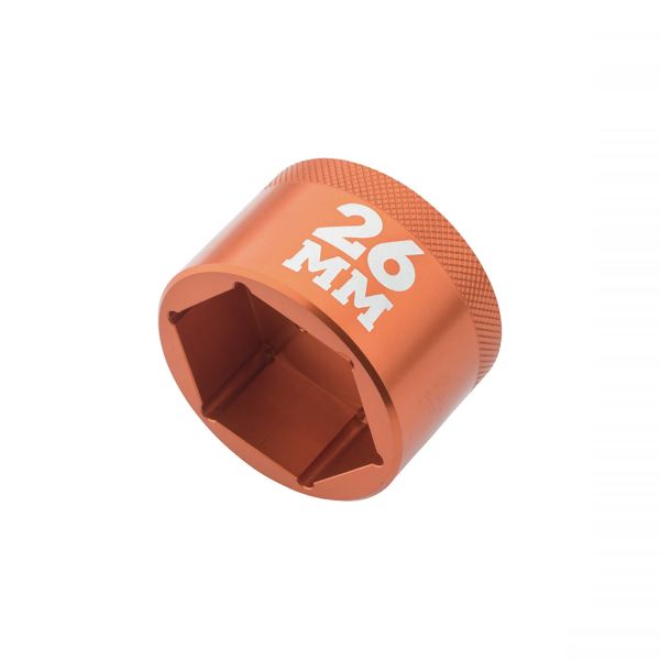 Cazoleta superior de horquilla con llave de vaso de 27 mm, tamaño 3/8'