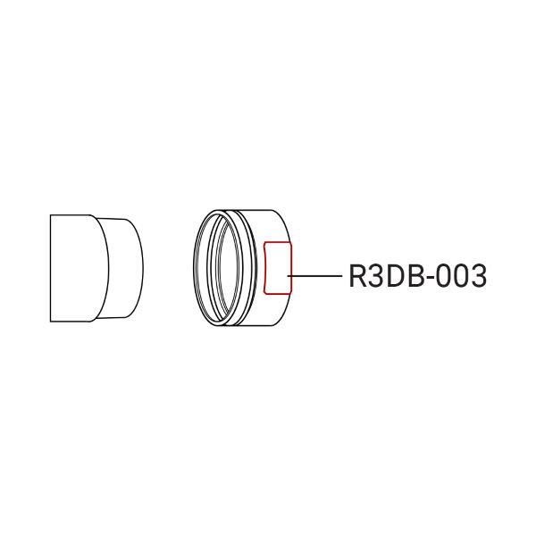 [525045052] Contratuerca derecha del buje trasero R3DB-003
