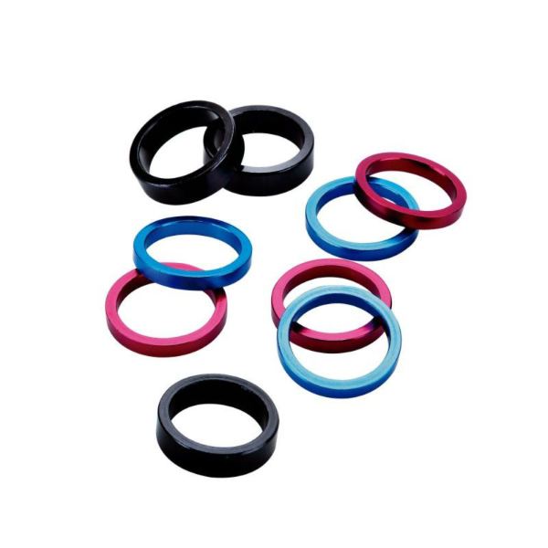 10 Arandelas de Aluminio 28,6x10 mm, Rojas