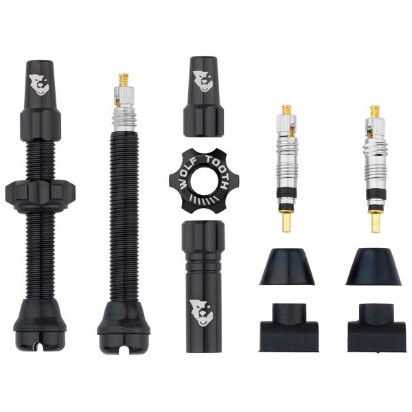 Par de VÁLVULAS TUBELESS compatibles con inserts para neumáticos