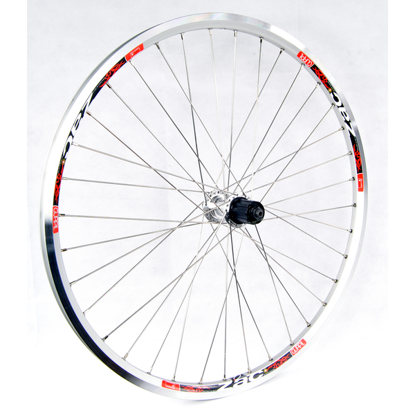 [30032] RUEDA ZAC 26" PLATA R/INOX CASSETTE 7V