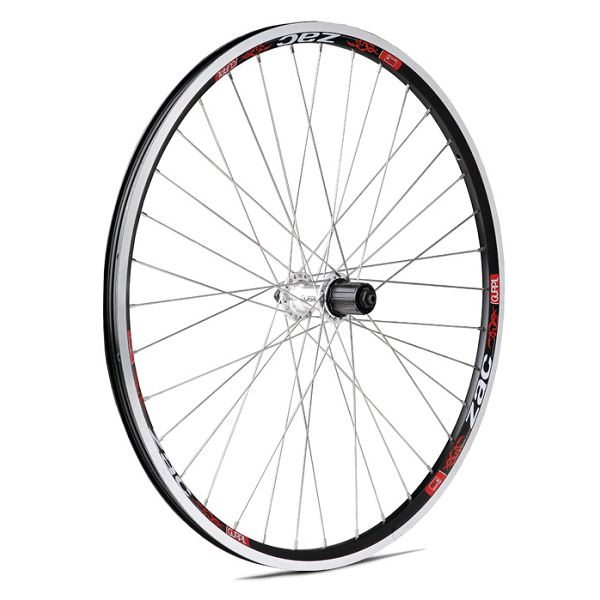 [30043] RUEDA ZAC NEGRA 26"R/INOX CASSETTE 8-11V