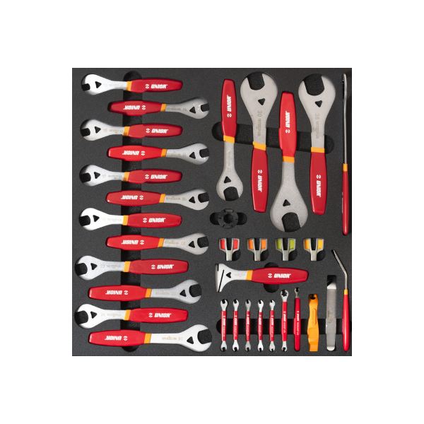 [567008769] Juego de herramientas para bicicleta SET3-2600AC en bandeja SOS para cajones anchos - Herramientas para ruedas