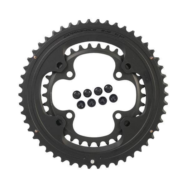 Kit de platos de carbono ULTRA para SUPER RECORD WIRELESS - BCD 121 asimétrico 4 tornillos - 2x 13v