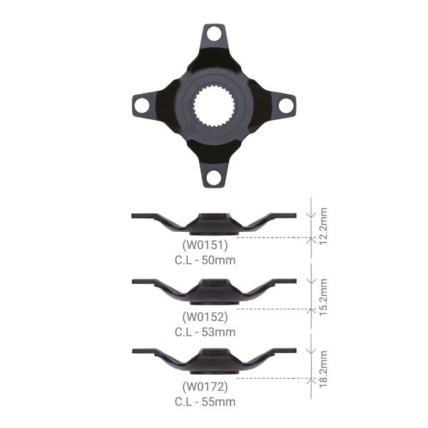 [421589643] Spider Bosch Gen4 104BCD aleación