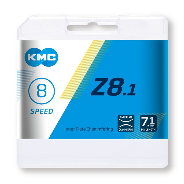 [31216] CADENA KMC Z8 PLATA/GRIS 114P 8V