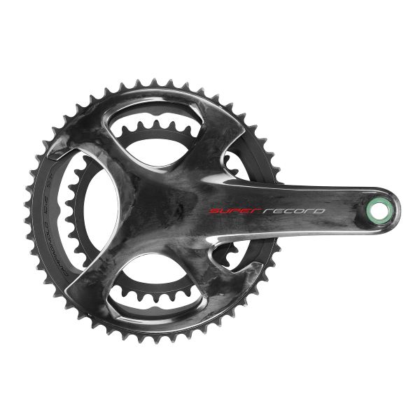 Juego de bielas SUPER RECORD carbono Ultra-Torque Ti 2x 12s