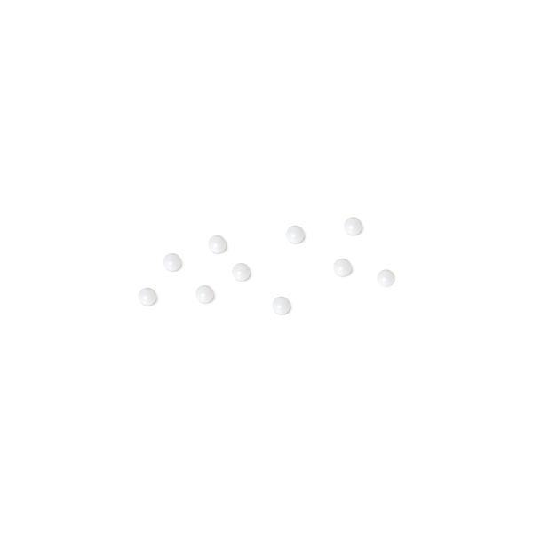 Bola de nailon, uso FOX/XF, 10 unidades - Nailon/Blanco