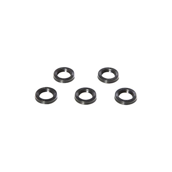 FOX DHX2 Junta U-CUP, 21+, Negra, NBR, 5 piezas - NBR/Negra