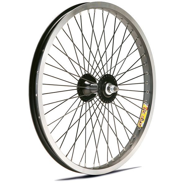 [31041] RUEDA ZAC 30 BMX NEGRA EJE 9,5 36T DELAN