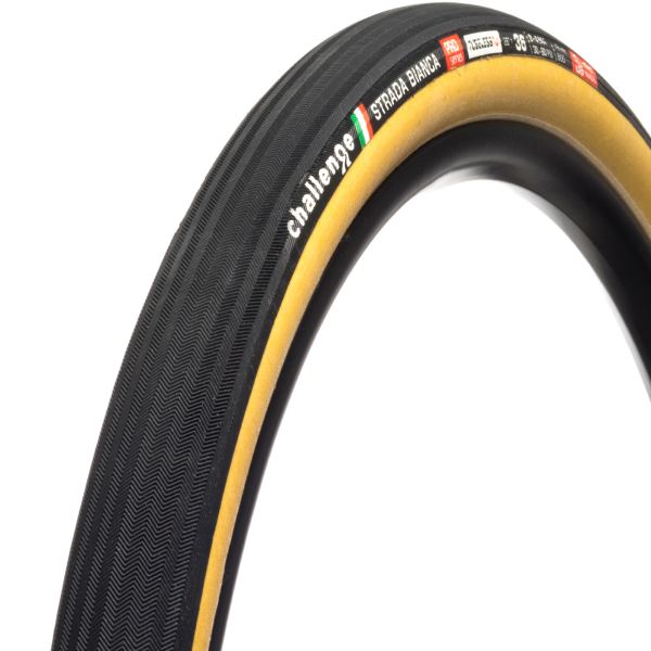 TUBULAR TUBELESS HECHO A MANO STRADA BIANCA PRO