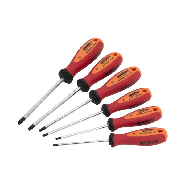 Juego de destornilladores con perfil TORX de seguridad 621/1TBICB6-US